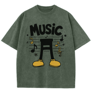 Music Moves Washed T-Shirt